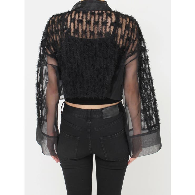 レースクロップド2WAYシアーシャツ | MURUA | 詳細画像21 