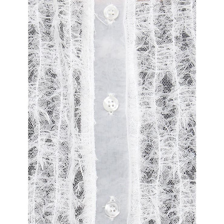 レースクロップド2WAYシアーシャツ | MURUA | 詳細画像29 