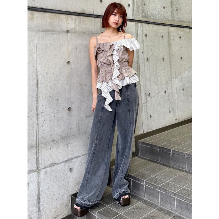 カスケードスウィッチングフリルシャツ | MURUA | 詳細画像10 