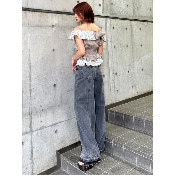 カスケードスウィッチングフリルシャツ | MURUA | 詳細画像11 