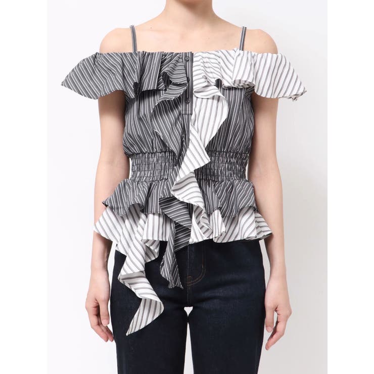 カスケードスウィッチングフリルシャツ | MURUA | 詳細画像12 