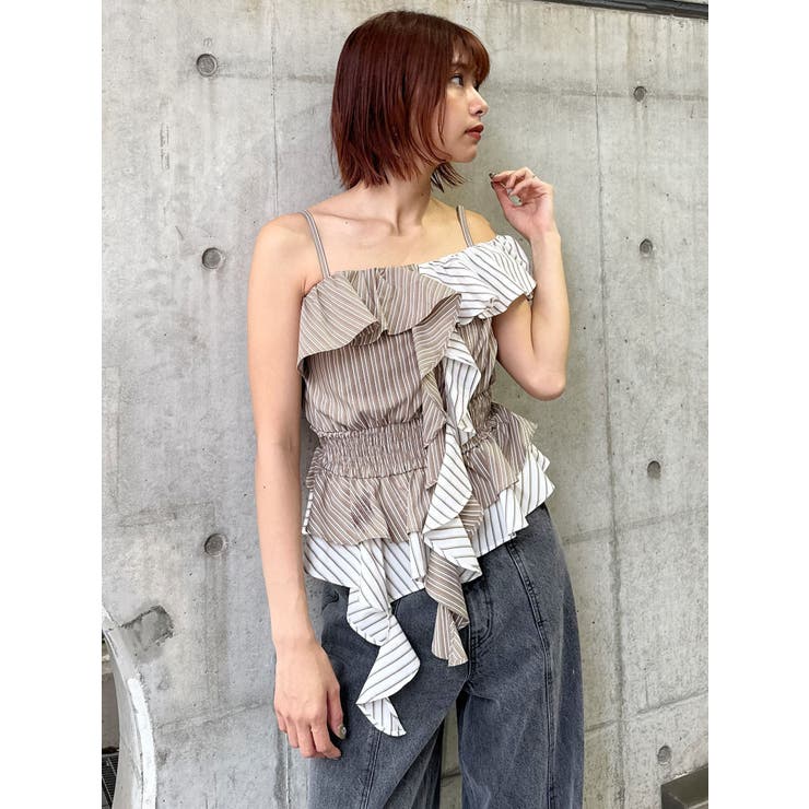 カスケードスウィッチングフリルシャツ | MURUA | 詳細画像8 