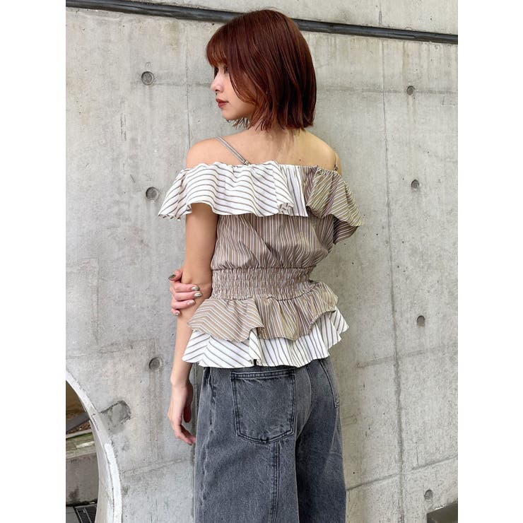 カスケードスウィッチングフリルシャツ | MURUA | 詳細画像9 