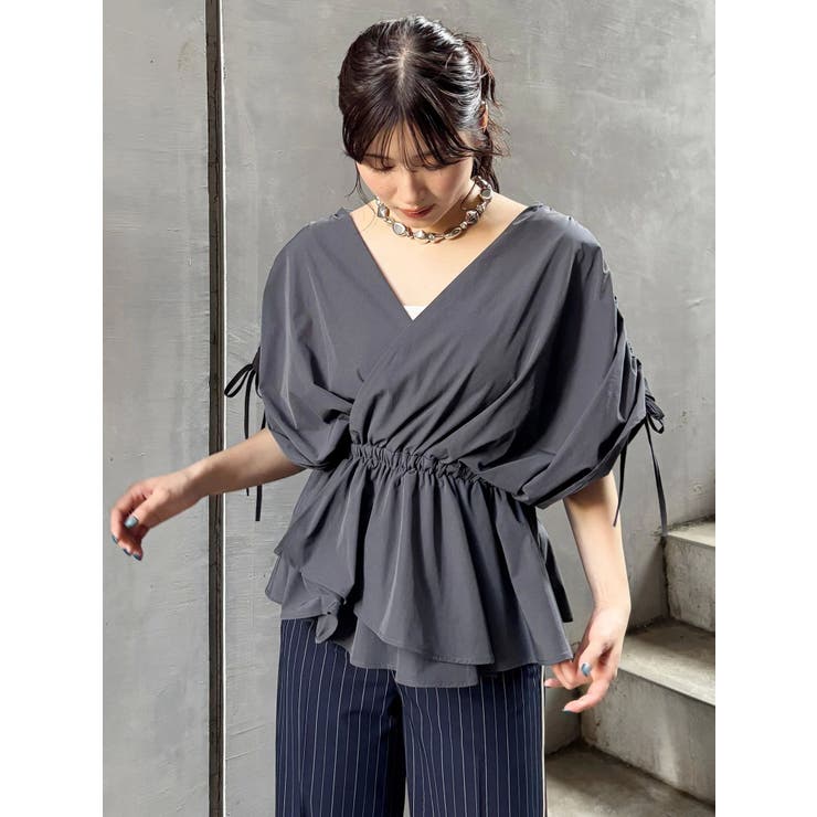 ギャザースリーブブラウス | MURUA | 詳細画像10 