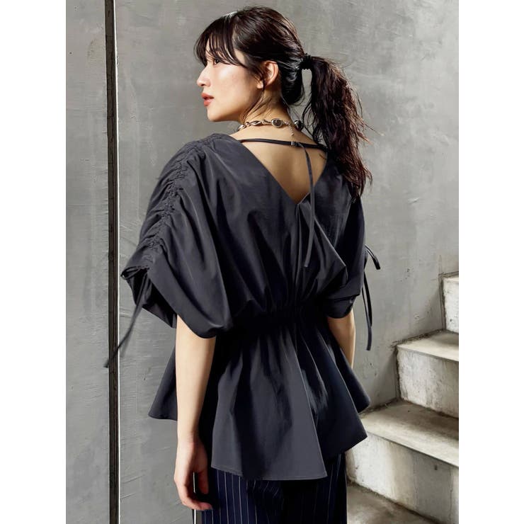 ギャザースリーブブラウス | MURUA | 詳細画像11 