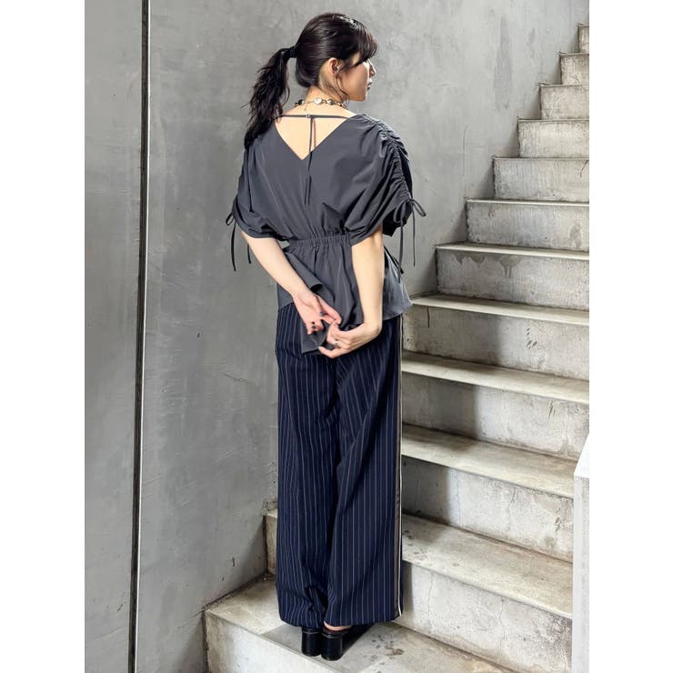 ギャザースリーブブラウス | MURUA | 詳細画像12 