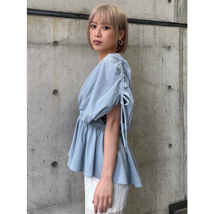 ギャザースリーブブラウス | MURUA | 詳細画像15 