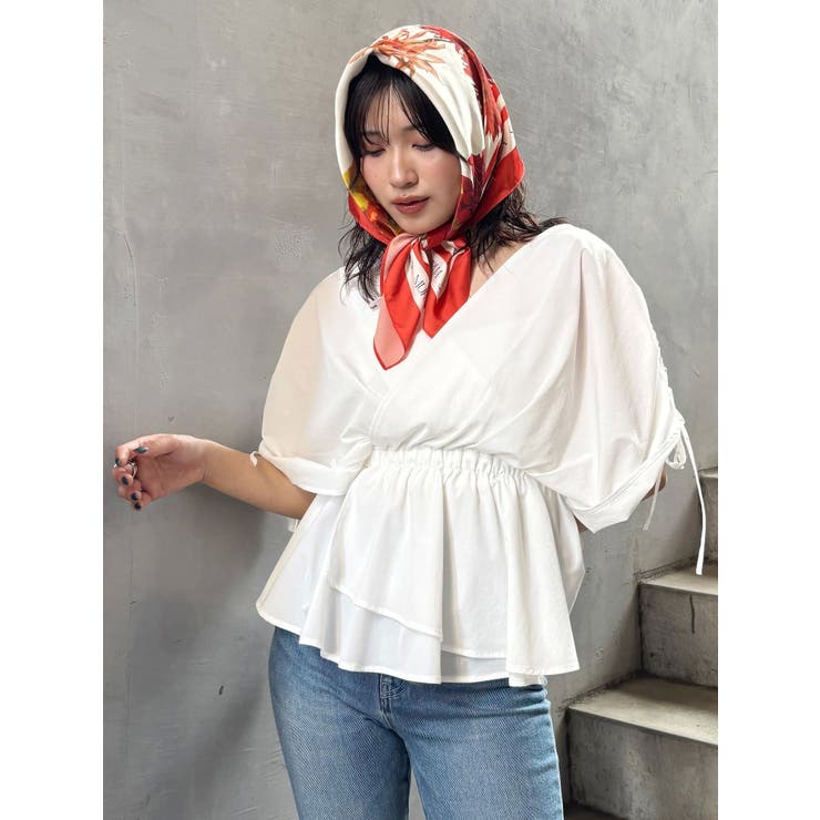 ギャザースリーブブラウス | MURUA | 詳細画像7 