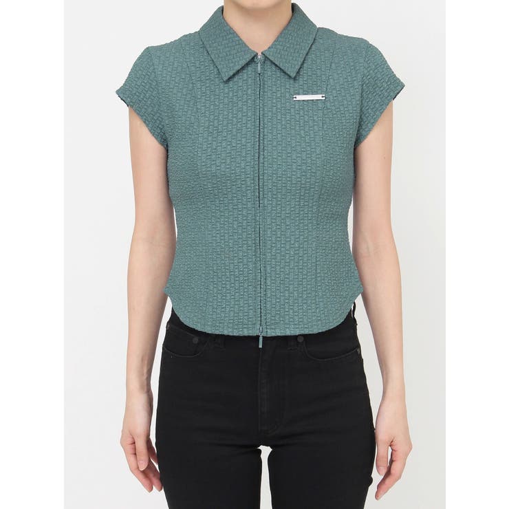 ダブルジップタイトシャツ | MURUA | 詳細画像20 