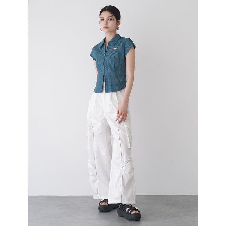 ダブルジップタイトシャツ | MURUA | 詳細画像7 