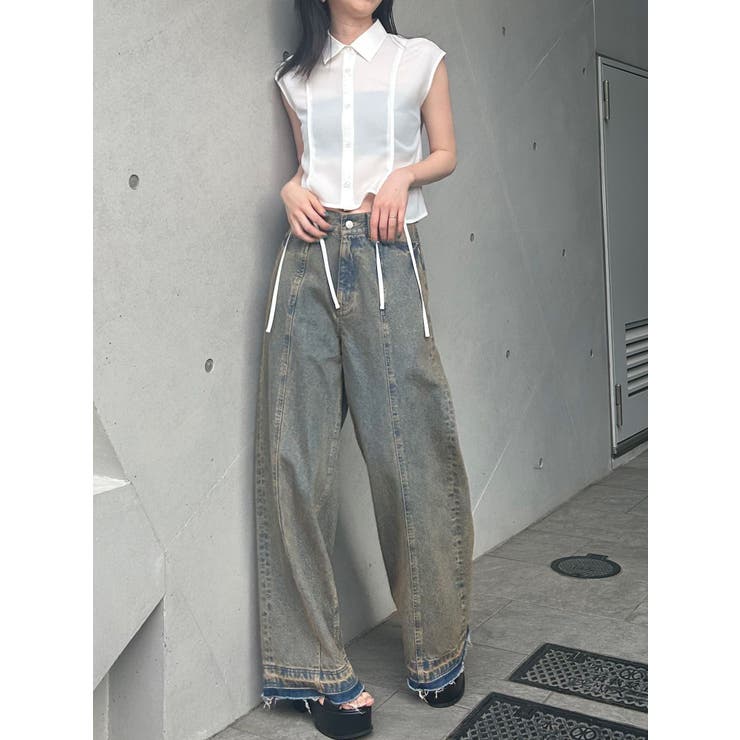 カラミノースリシャツ | MURUA | 詳細画像21 