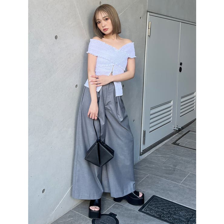 2WAYウエストタックワイドパンツ | MURUA | 詳細画像15 