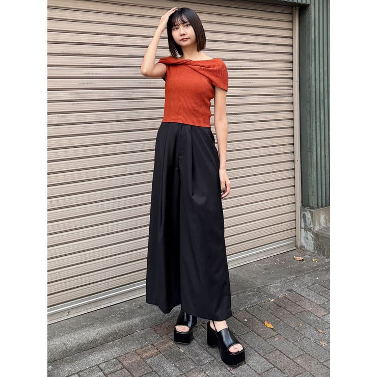 2WAYウエストタックワイドパンツ | MURUA | 詳細画像17 