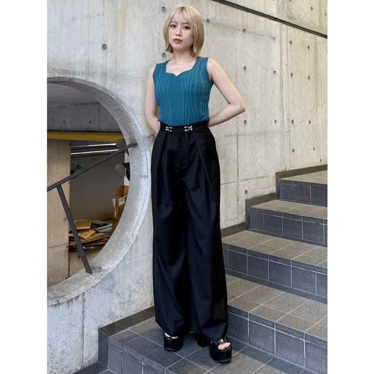 2WAYウエストタックワイドパンツ | MURUA | 詳細画像22 