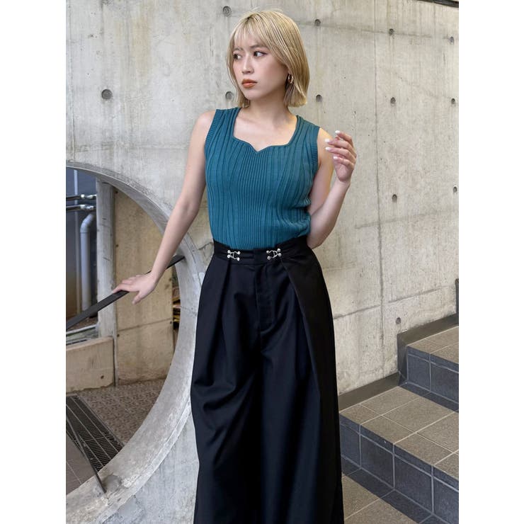 2WAYウエストタックワイドパンツ | MURUA | 詳細画像24 