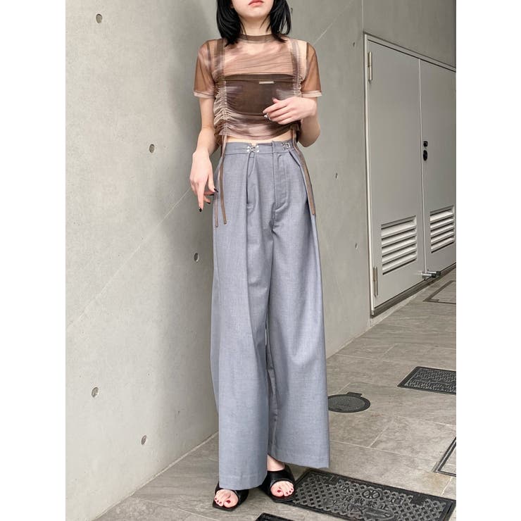 2WAYウエストタックワイドパンツ | MURUA | 詳細画像25 