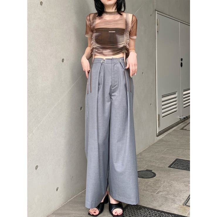 2WAYウエストタックワイドパンツ | MURUA | 詳細画像26 