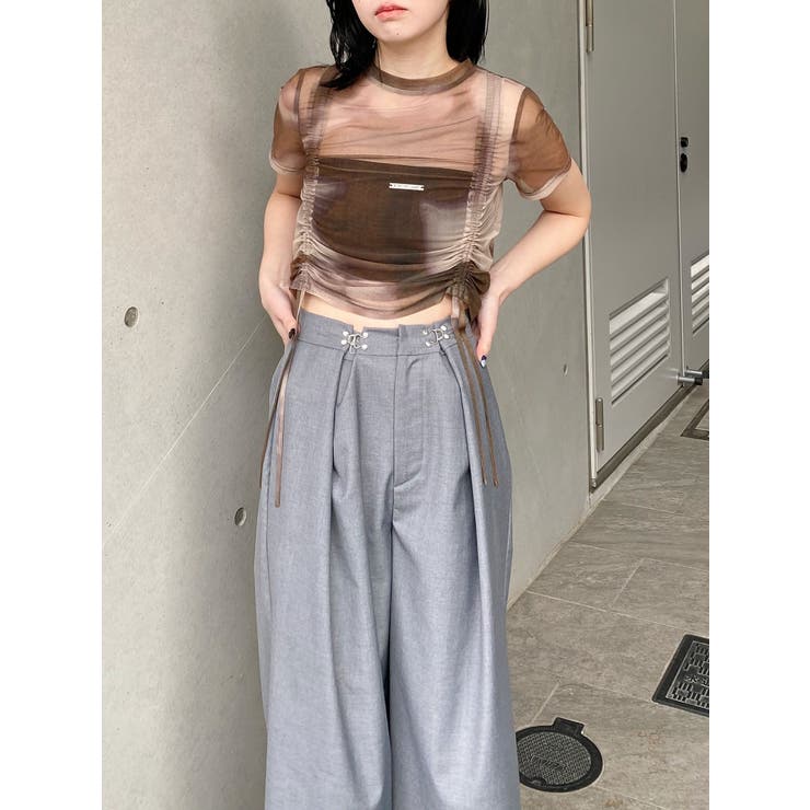 2WAYウエストタックワイドパンツ | MURUA | 詳細画像29 