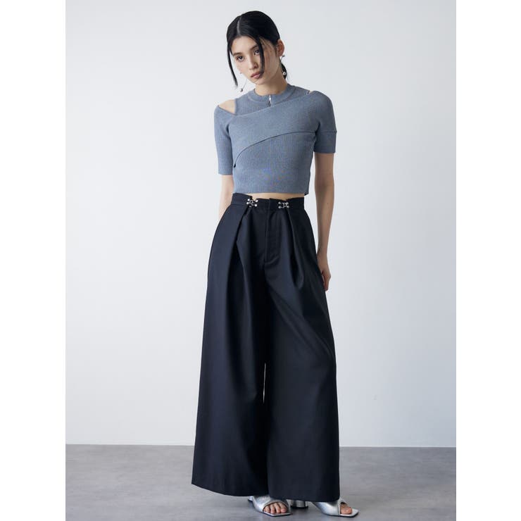 2WAYウエストタックワイドパンツ | MURUA | 詳細画像3 