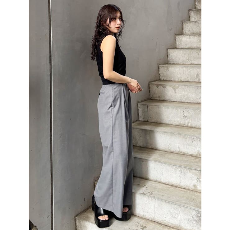 2WAYウエストタックワイドパンツ | MURUA | 詳細画像31 