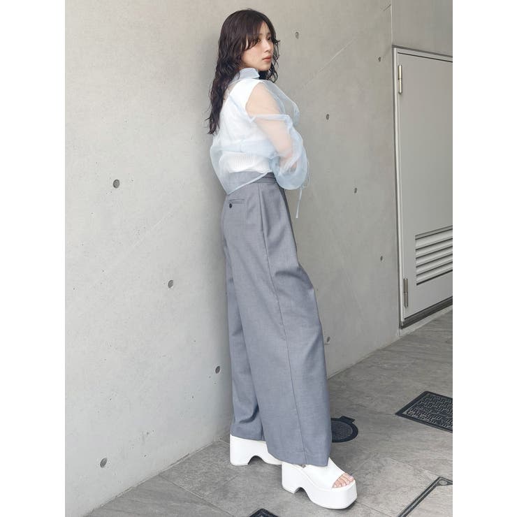 2WAYウエストタックワイドパンツ | MURUA | 詳細画像34 