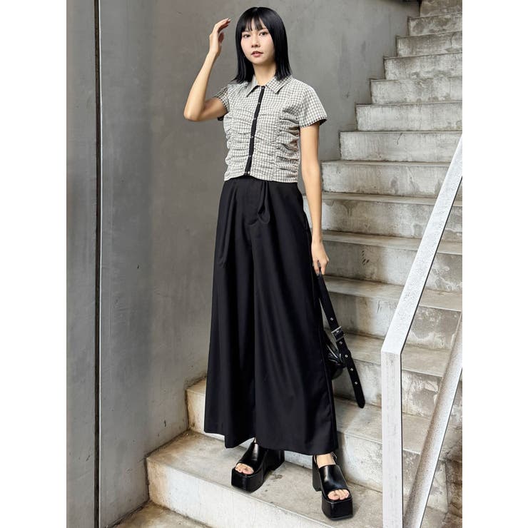 2WAYウエストタックワイドパンツ | MURUA | 詳細画像35 