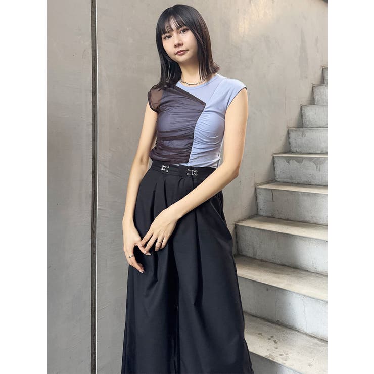 2WAYウエストタックワイドパンツ | MURUA | 詳細画像39 