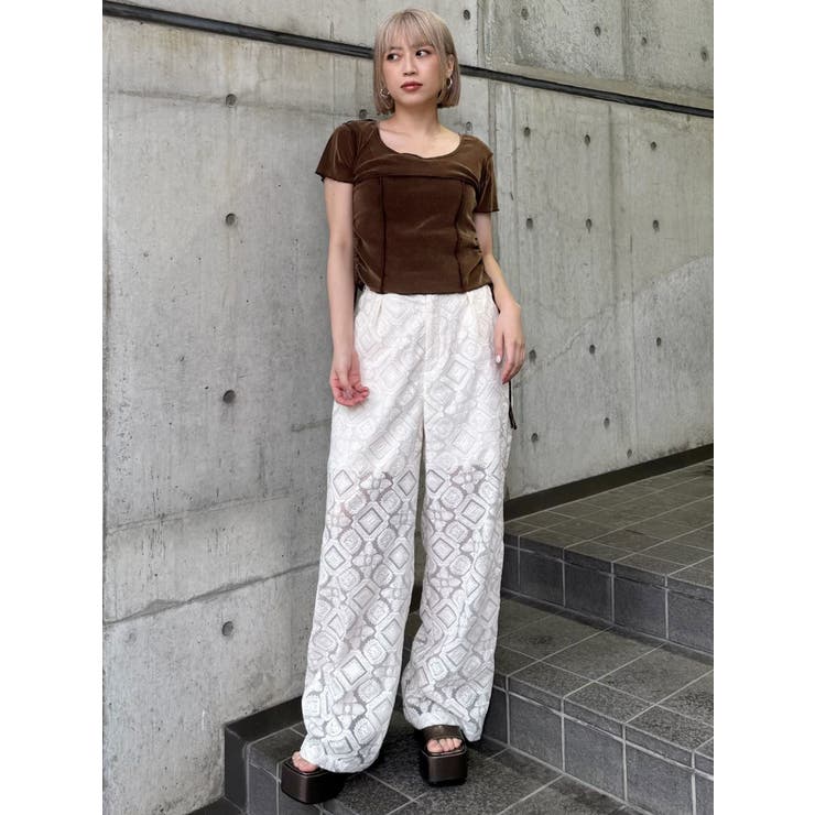 レースシアーパンツ【セットアップ着用可】【WEB限定】 | MURUA | 詳細画像24 