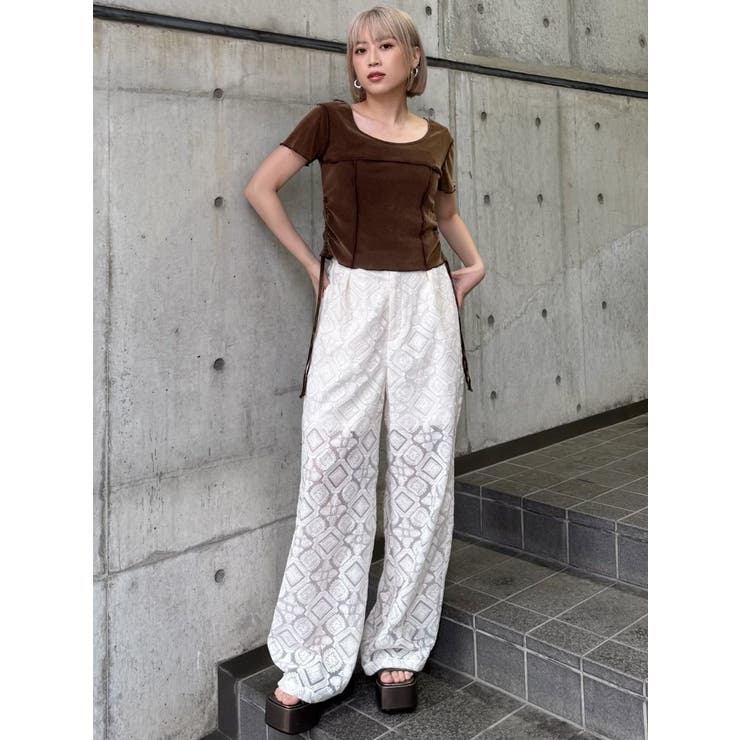 レースシアーパンツ【セットアップ着用可】【WEB限定】 | MURUA | 詳細画像25 