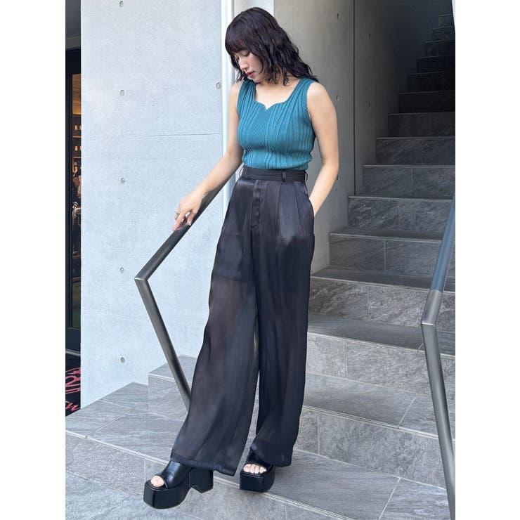 シャイニーシアーパンツ | MURUA | 詳細画像25 