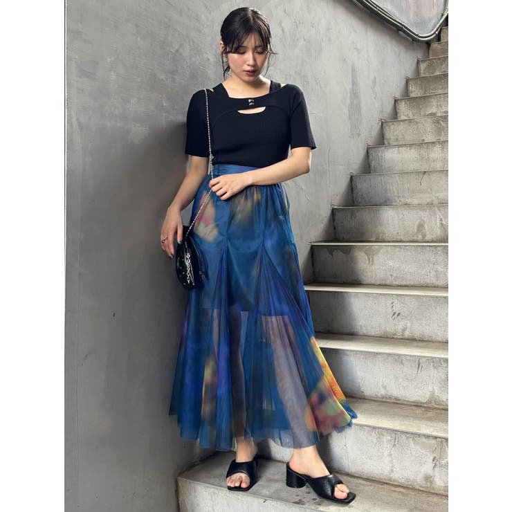 シェイドフラワーチュールスカート | MURUA | 詳細画像22 