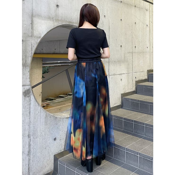 シェイドフラワーチュールスカート | MURUA | 詳細画像8 