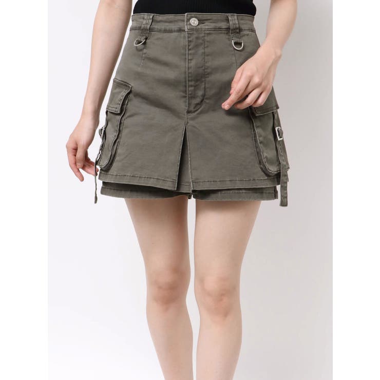 ウォッシュカーゴスカートパンツ | MURUA | 詳細画像1 