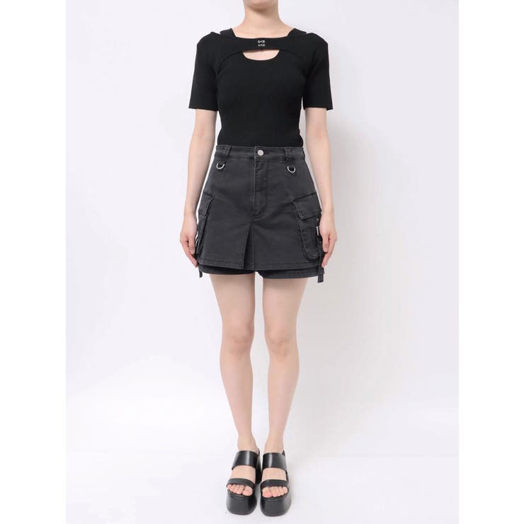 ウォッシュカーゴスカートパンツ | MURUA | 詳細画像16 