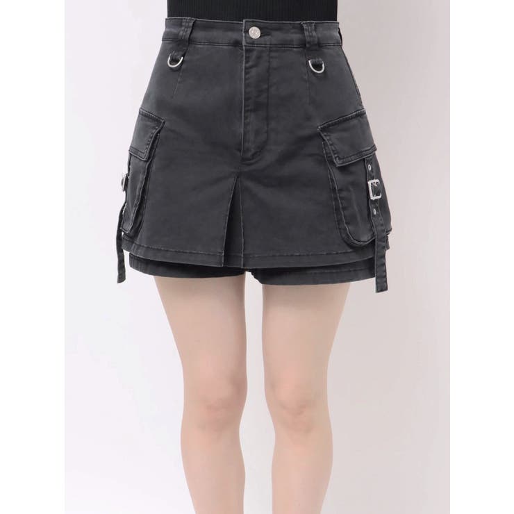 ウォッシュカーゴスカートパンツ | MURUA | 詳細画像8 