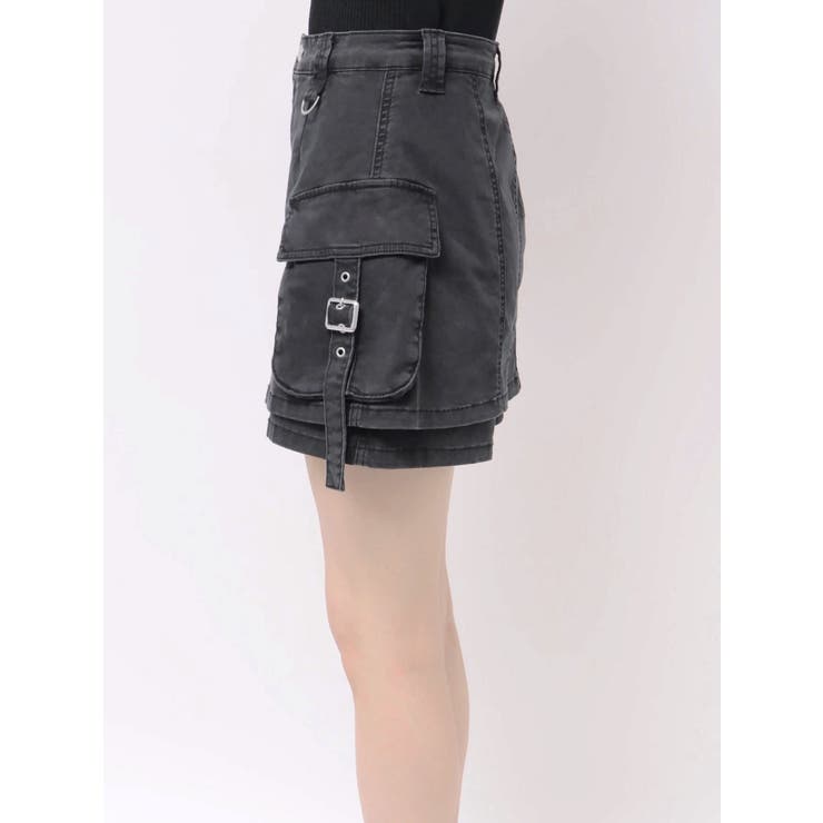 ウォッシュカーゴスカートパンツ | MURUA | 詳細画像9 