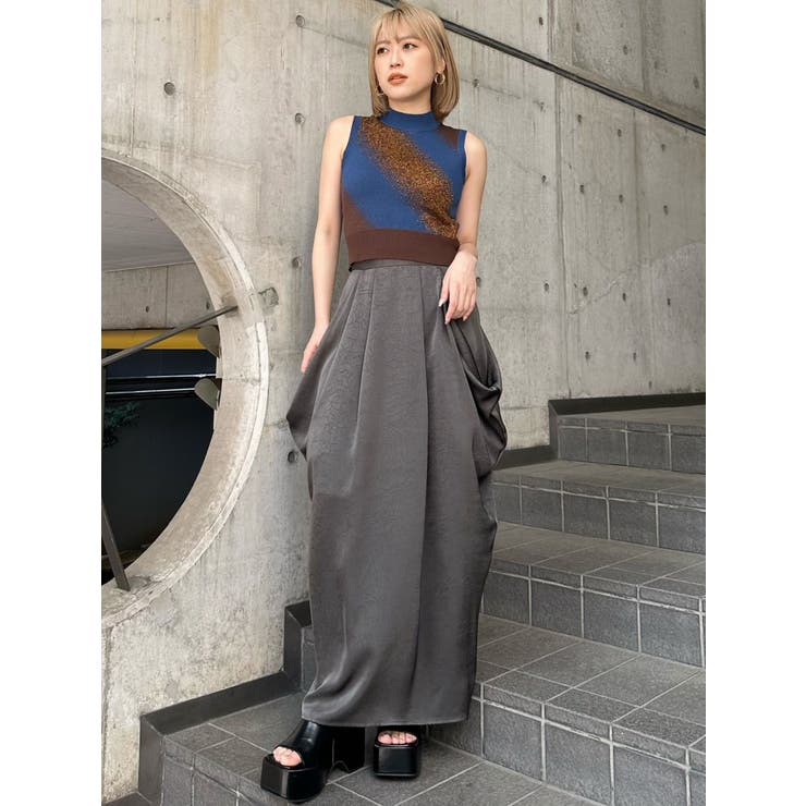 タックドレープコクーンスカート | MURUA | 詳細画像16 