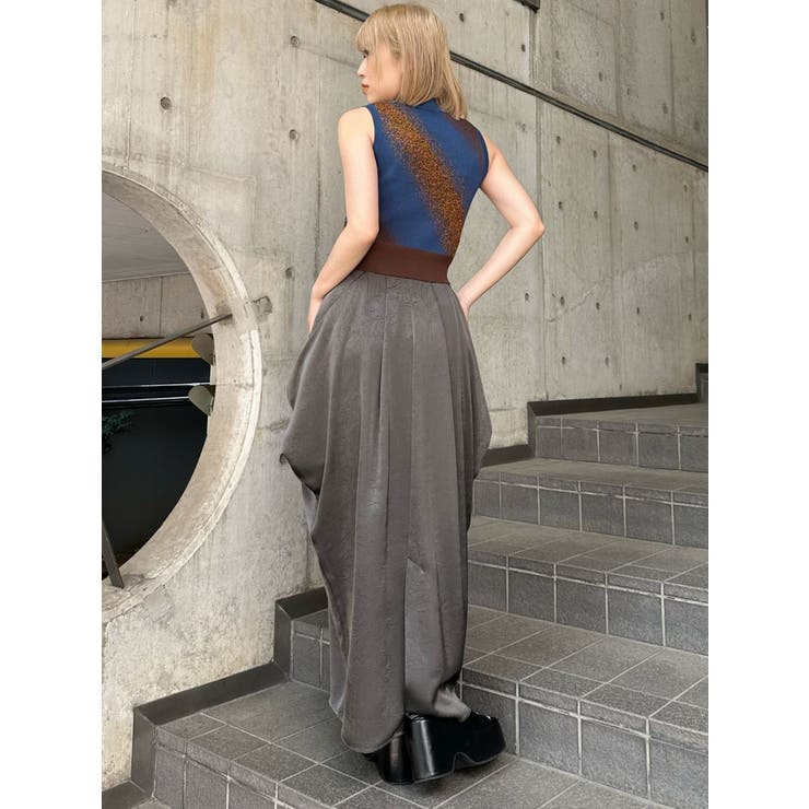 タックドレープコクーンスカート | MURUA | 詳細画像17 