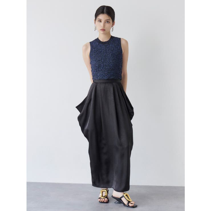 タックドレープコクーンスカート | MURUA | 詳細画像3 