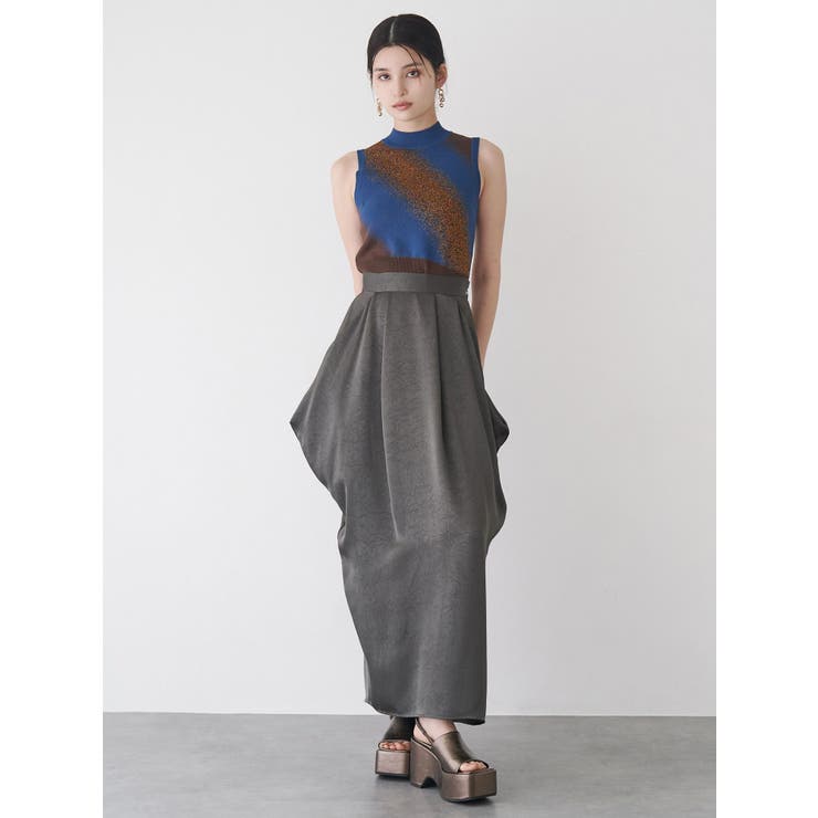 タックドレープコクーンスカート | MURUA | 詳細画像7 