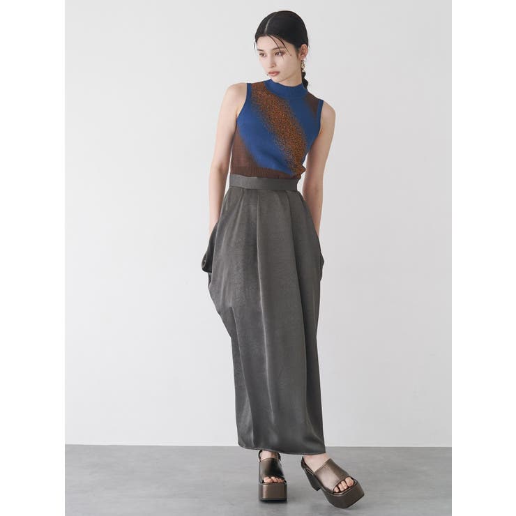 タックドレープコクーンスカート | MURUA | 詳細画像8 