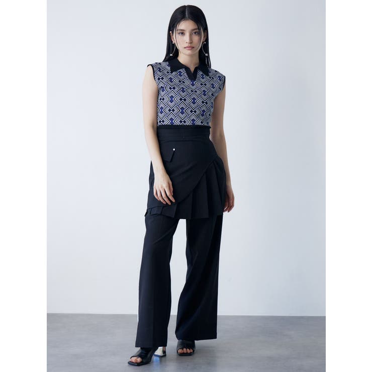 カットオフアシメプリーツスカート | MURUA | 詳細画像15 