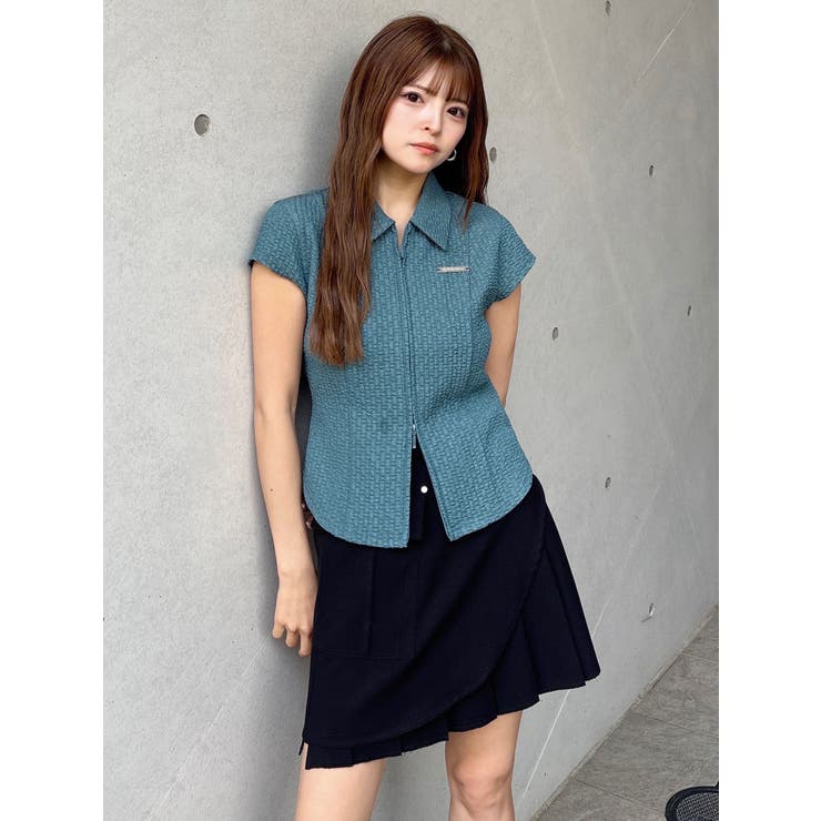 カットオフアシメプリーツスカート | MURUA | 詳細画像24 