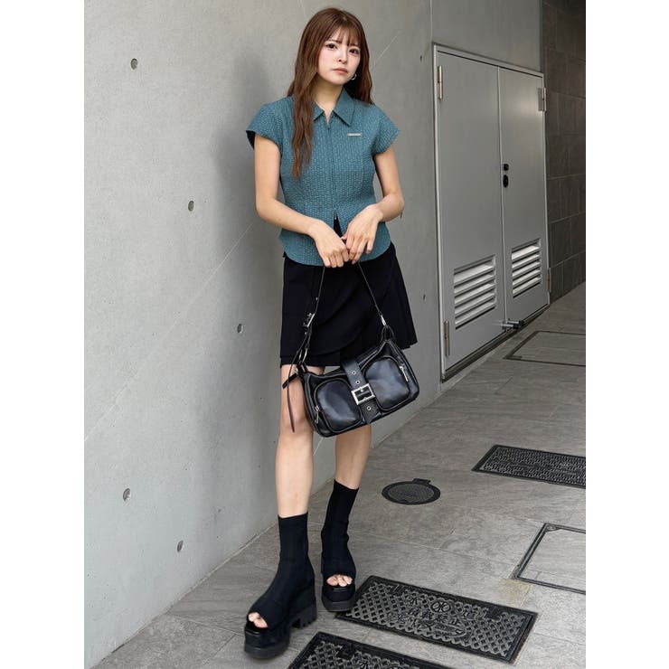 カットオフアシメプリーツスカート | MURUA | 詳細画像27 