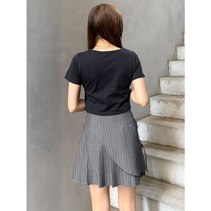 カットオフアシメプリーツスカート | MURUA | 詳細画像30 