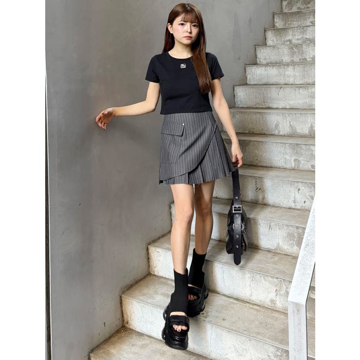 カットオフアシメプリーツスカート | MURUA | 詳細画像31 