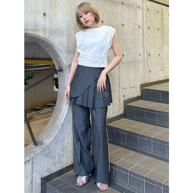 カットオフアシメプリーツスカート | MURUA | 詳細画像34 