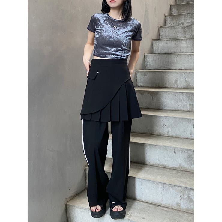 カットオフアシメプリーツスカート | MURUA | 詳細画像40 