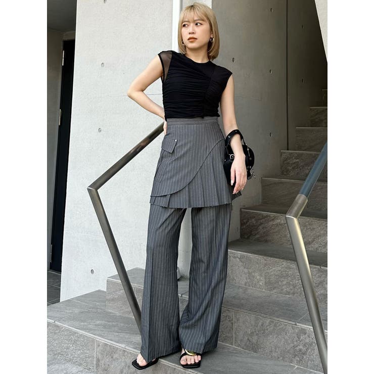 カットオフアシメプリーツスカート | MURUA | 詳細画像45 