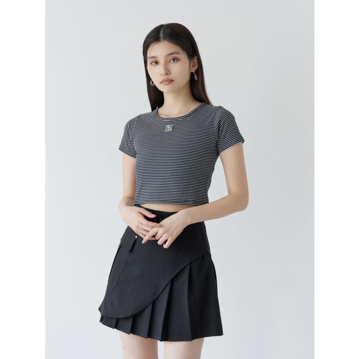 カットオフアシメプリーツスカート | MURUA | 詳細画像8 